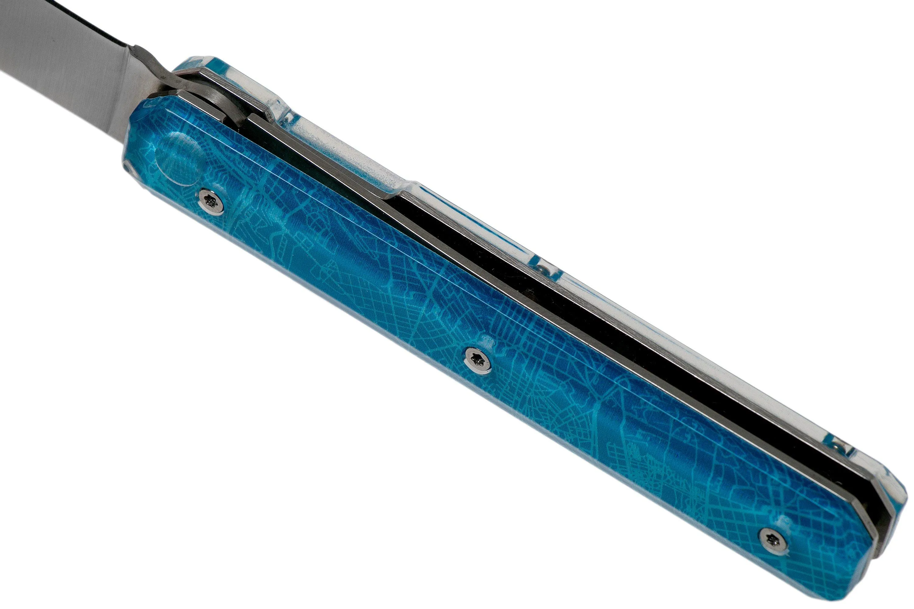 Akinod Utility Folding Knife 18H07 Downtown Azure, cuchillo de caballero