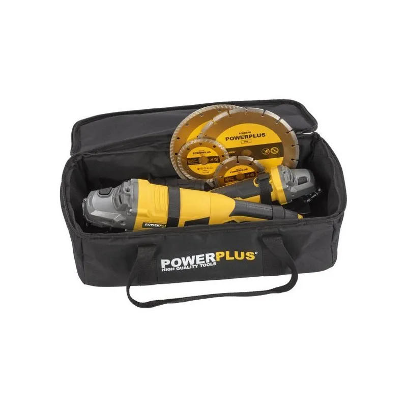 AMOLADORA ANGURAR 2000W 230mm + 750W 115mm POWX06250