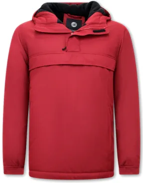 Anorak Chaquetas De Hombre - 8592 - Rojo