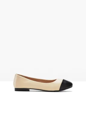 Bailarina Beige-negro