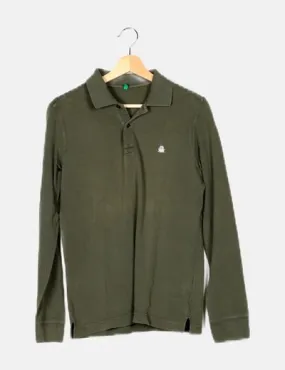 Benetton Polo verde básico