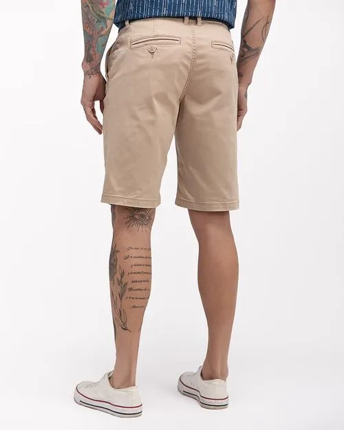 Bermuda Hombre Daniel Beige Crema