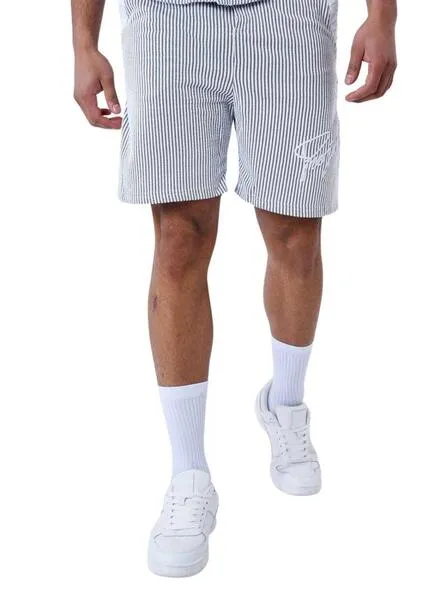 Bermudas Project x Paris Gris y Blanco Para Hombre