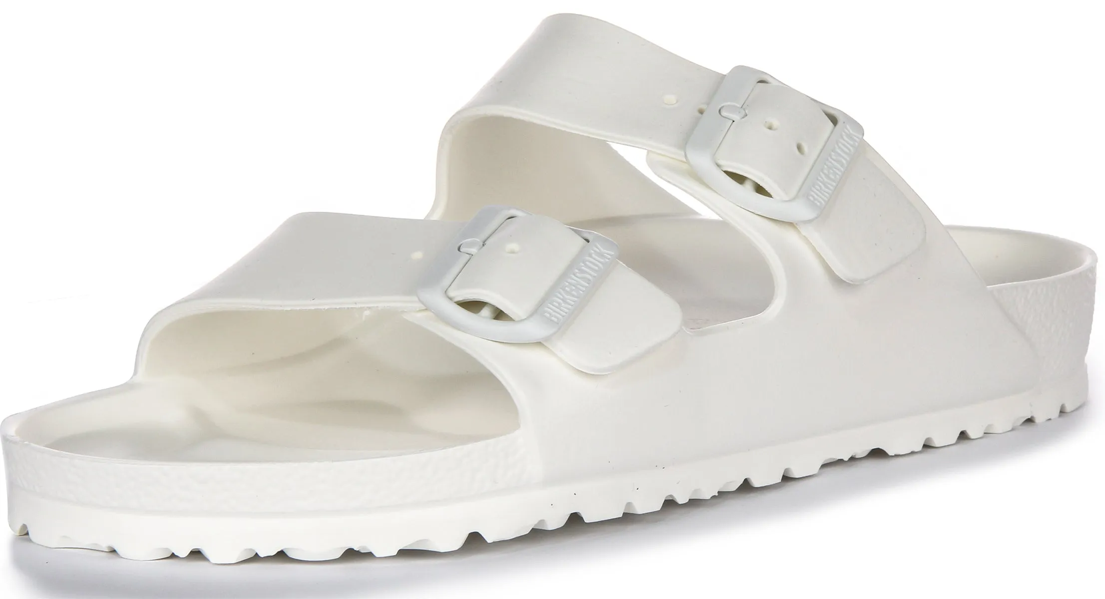 Birkenstock Arizona EVA Estilo de Dos Correas Sandalias de EVA Sandalias de Goma en Blanco