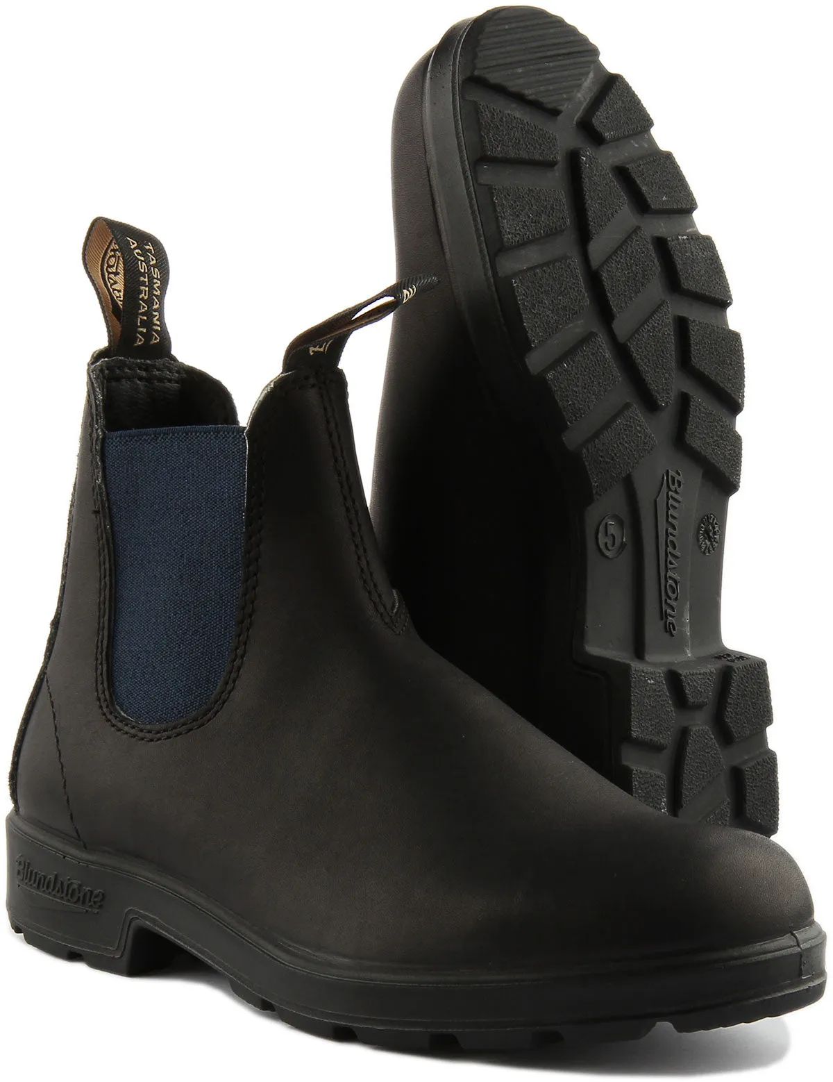 Blundstone 1917 Botas Chelsea de piel para en negro azul