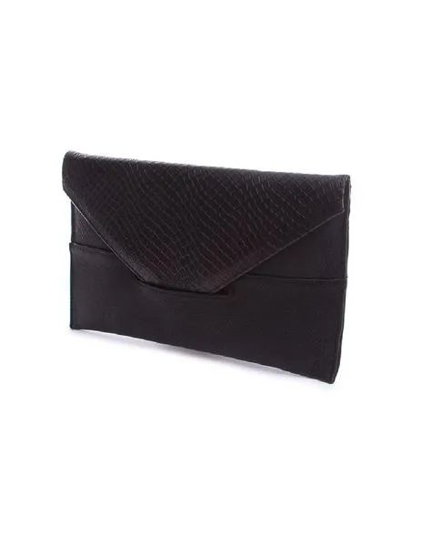 bolso calzados marian cartera grabado negro