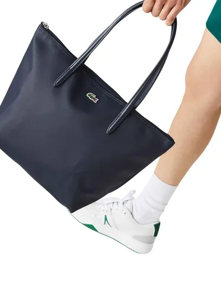 Bolso Lacoste P Shopping Marino Para Mujer