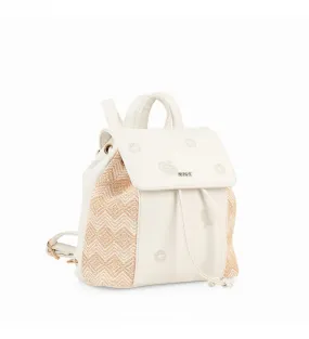 Bolso Mochila Mujer SKPAT 314291 color blanco