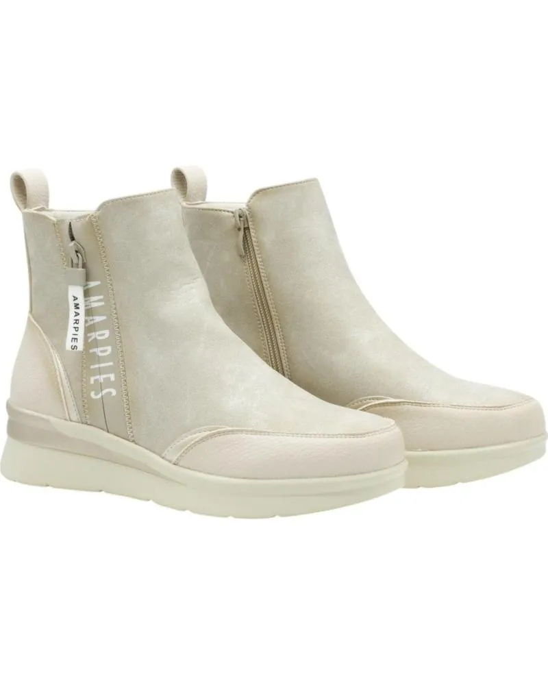 Botines AMARPIES  de Mujer AMD27090  BEIGE