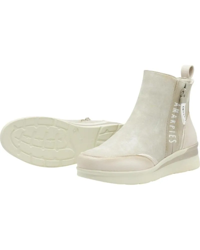 Botines AMARPIES  de Mujer AMD27090  BEIGE