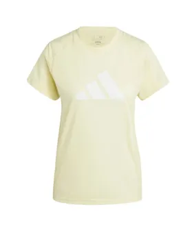 Camiseta adidas Train Essentials Big Performance Logo Training Mujer Amarillo