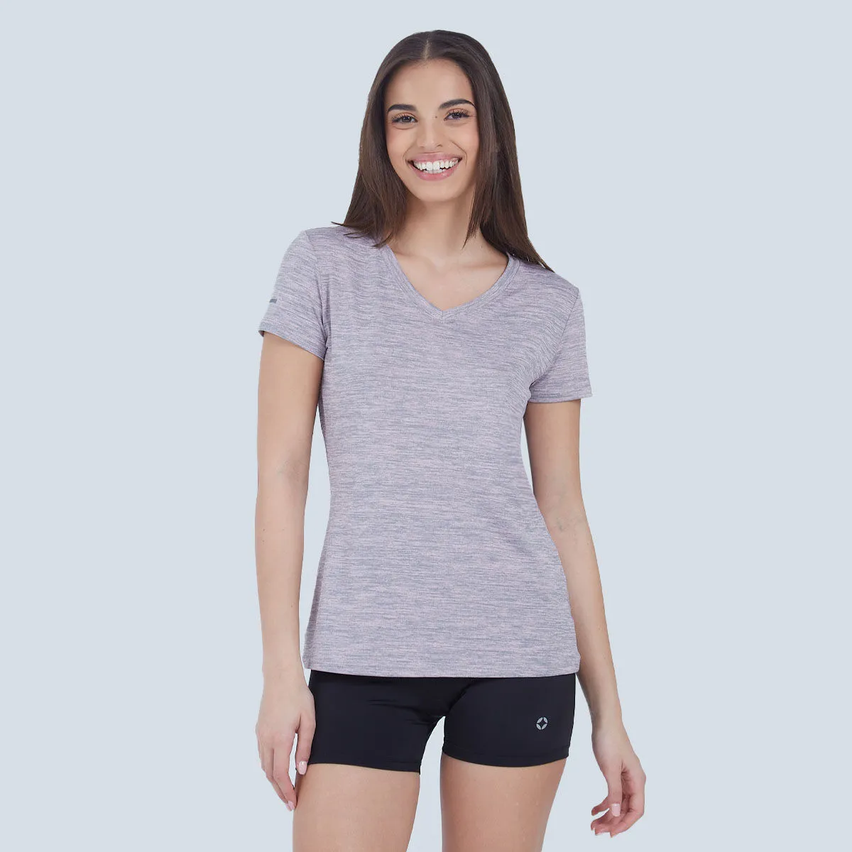 Camiseta Deportiva Jaspeada