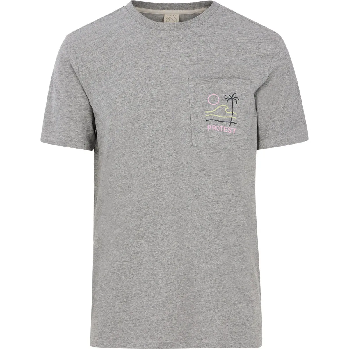 Camiseta Hombre Prtaston T-Shirt Protest Gris