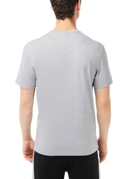 Camiseta Lacoste Color Block Gris para Hombre