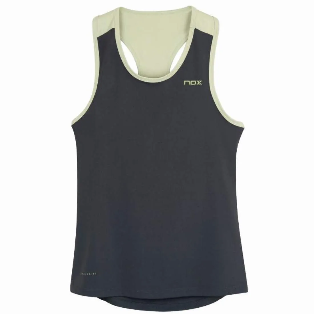 Camiseta Nox Pro Gris Carbon Mujer | Nox