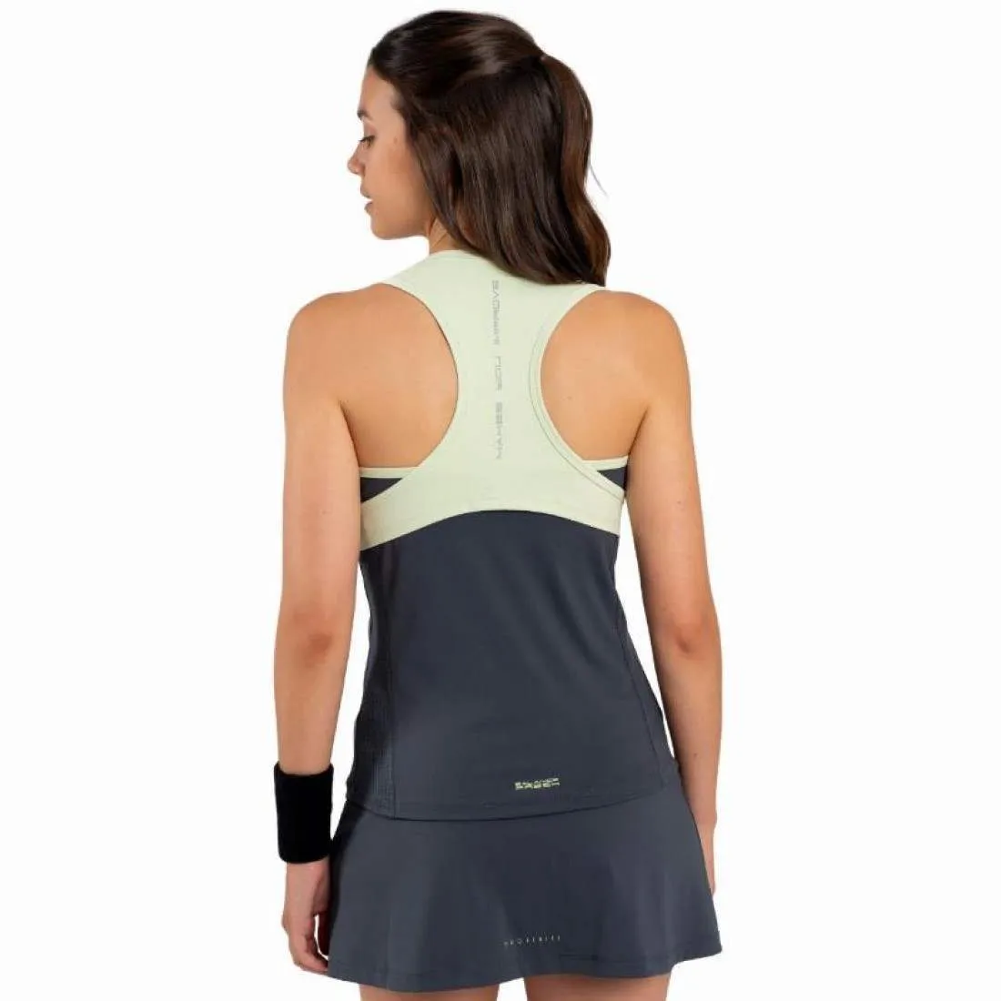 Camiseta Nox Pro Gris Carbon Mujer | Nox