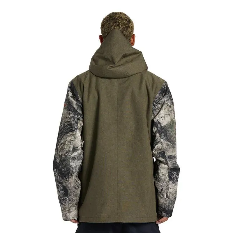 Campera Dc Snow Servo Verde Camuflado