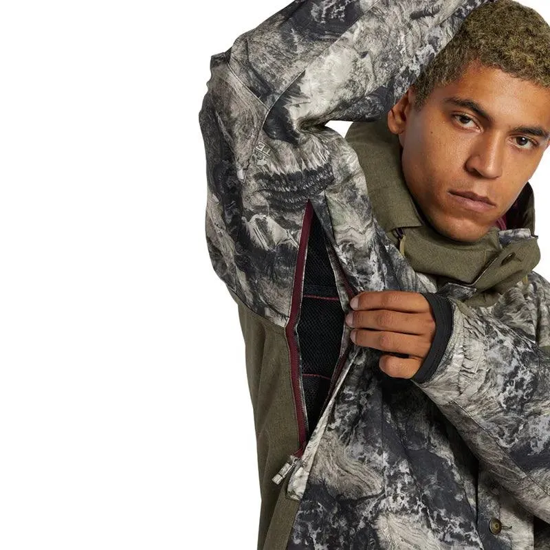 Campera Dc Snow Servo Verde Camuflado