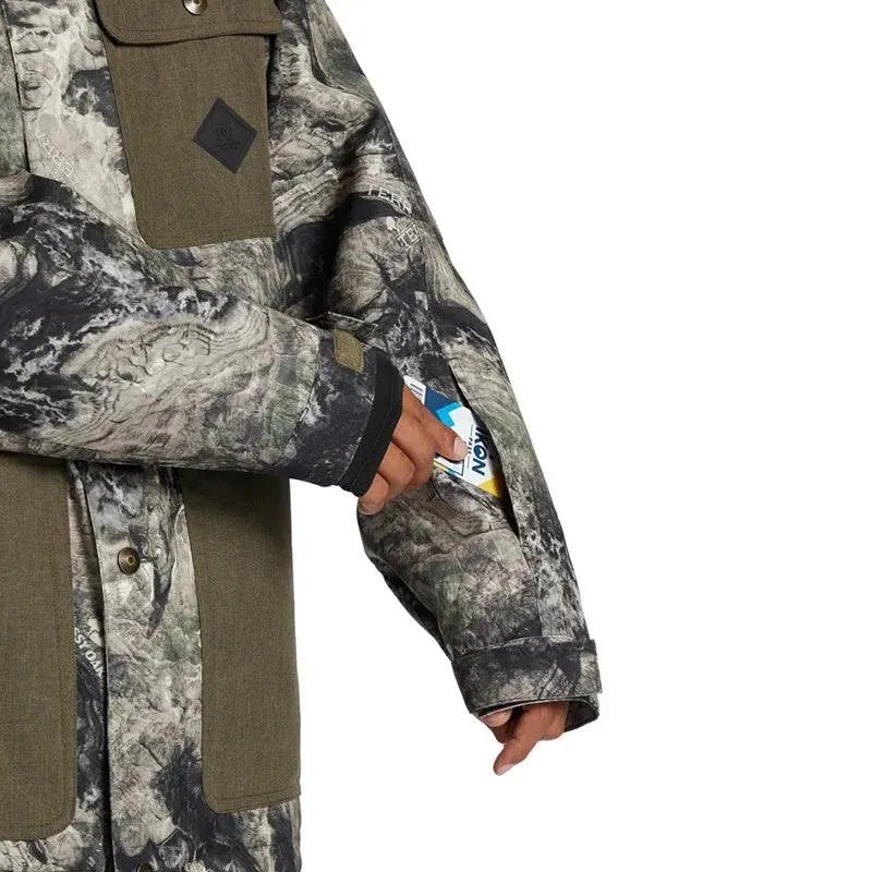 Campera Dc Snow Servo Verde Camuflado