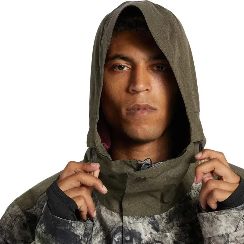 Campera Dc Snow Servo Verde Camuflado