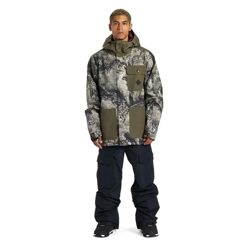 Campera Dc Snow Servo Verde Camuflado