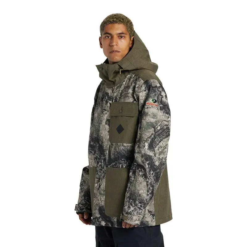 Campera Dc Snow Servo Verde Camuflado