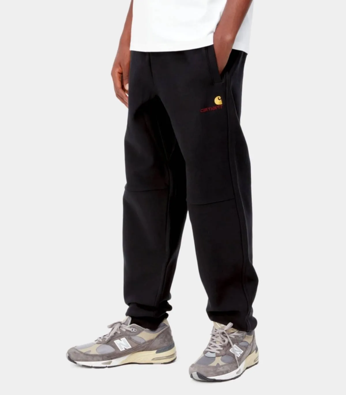 Carhartt WIP- Pantalón Para Hombre Negro - American Script Jogging Pant