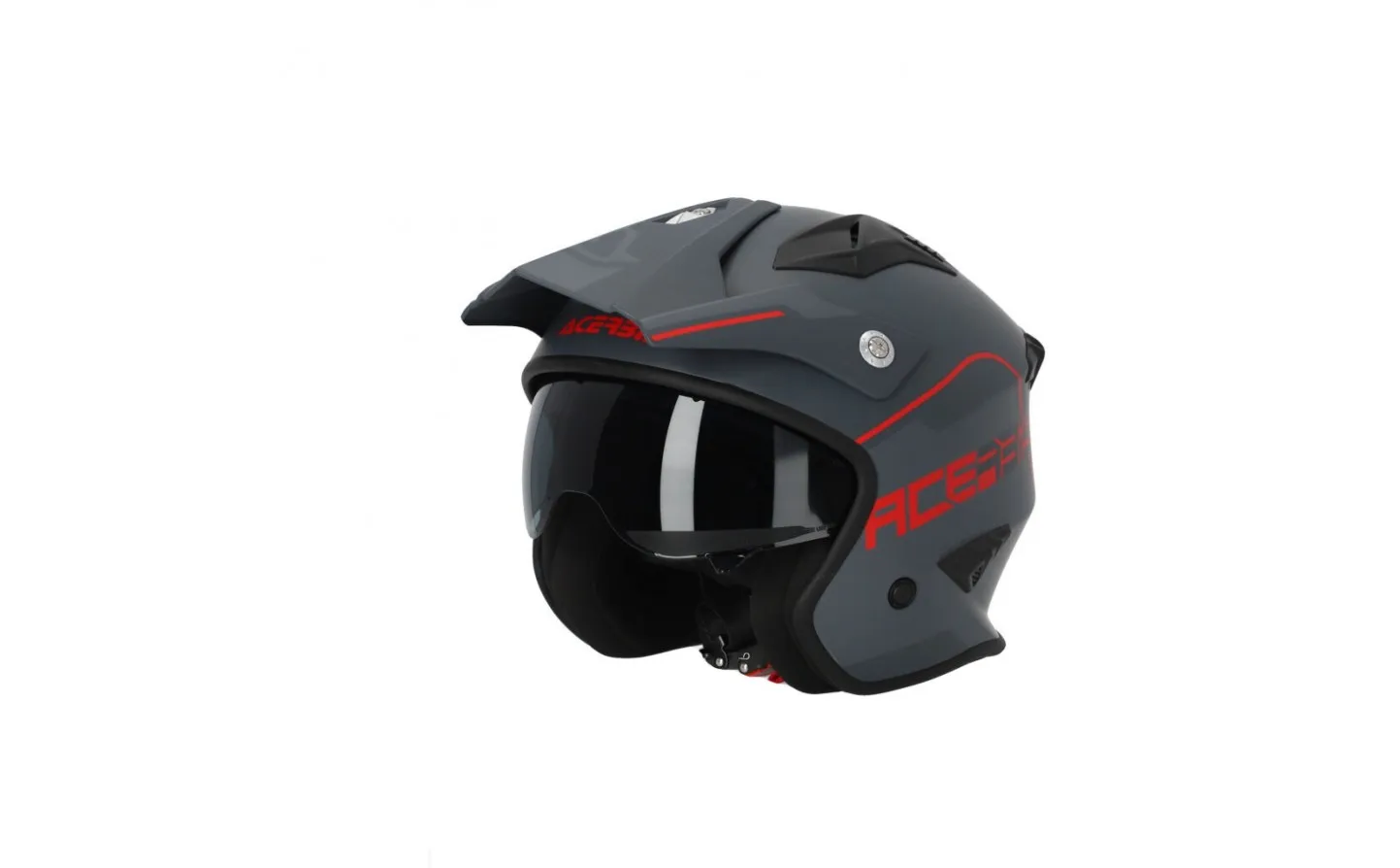 Casco Acerbis Jet Aria 2206 Gris Rojo |0025055.801|