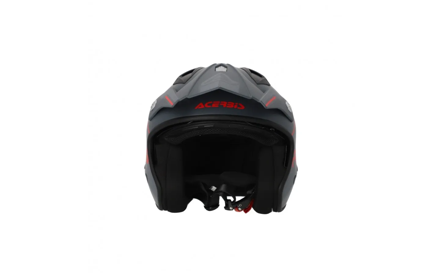 Casco Acerbis Jet Aria 2206 Gris Rojo |0025055.801|