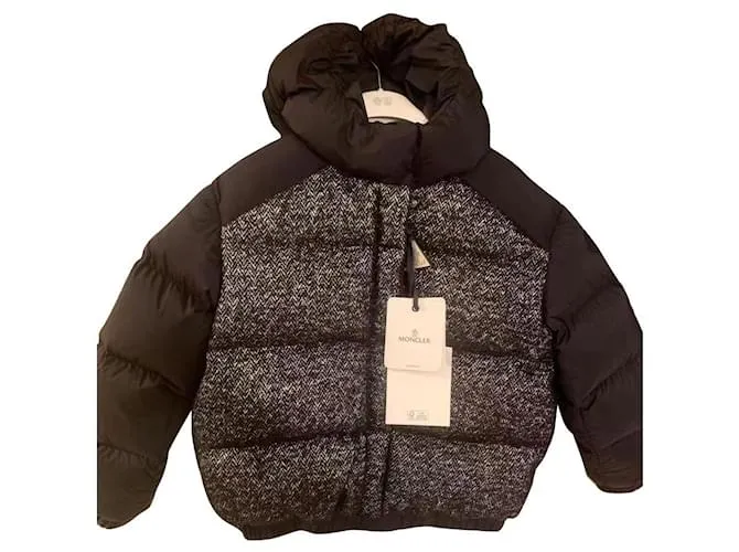 chamarra de plumón niña moncler hanifre Negro 