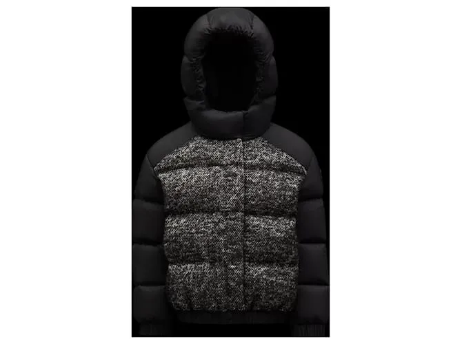 chamarra de plumón niña moncler hanifre Negro 