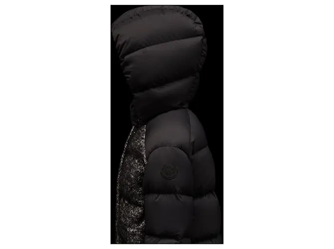 chamarra de plumón niña moncler hanifre Negro 