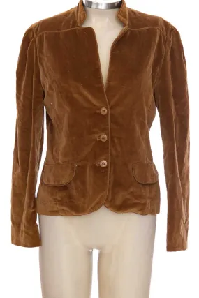 Chaqueta / Abrigo color Café - Patty Woodard