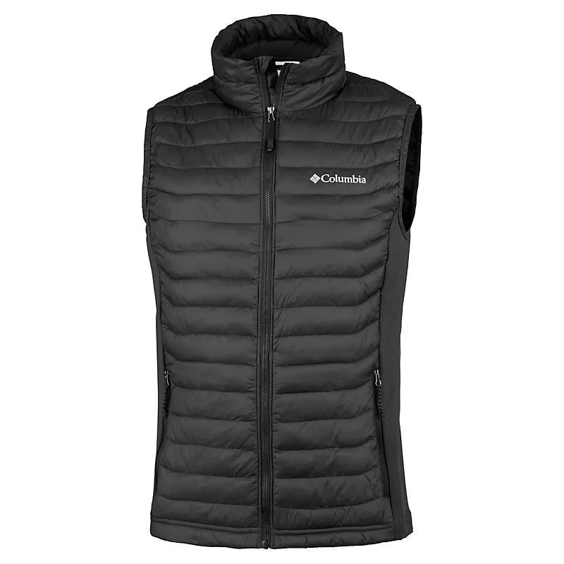 Chaqueta de plumón sin mangas Columbia Chaleco Powder Pass (negro) Hombre