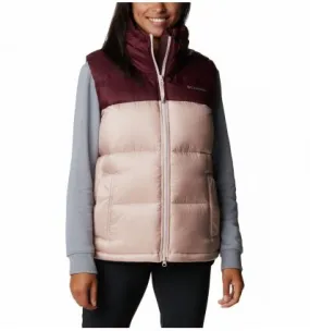 Chaqueta de plumón sin mangas para mujer Columbia Bulo Point Down (Mineral Pink)
