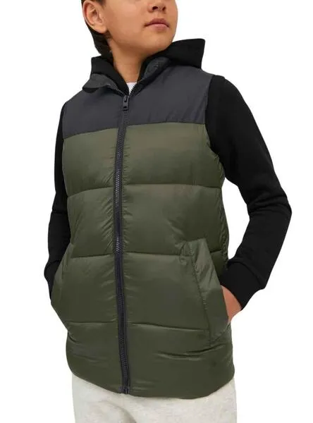 Chaqueta Jack And Jones Toby Body Verde Para Niño