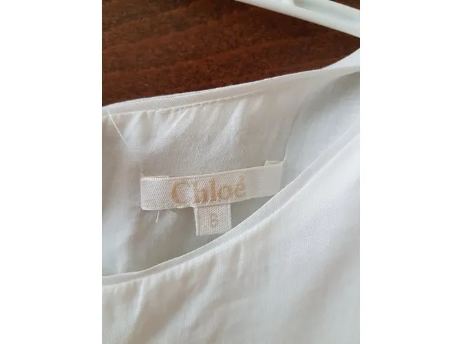 Chloé Vestido Blanco 