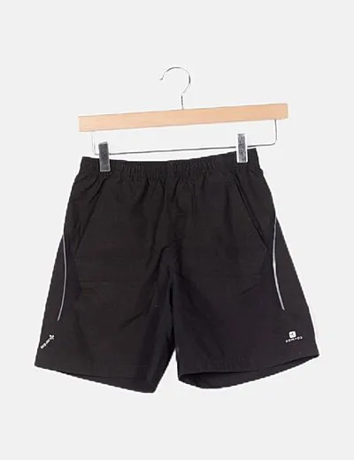 Decathlon Pantalón corto negro