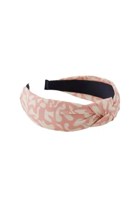 Diadema estampada Pcsio beige