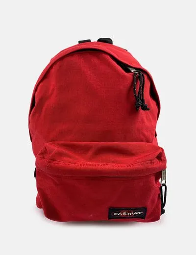 Eastpak Mochila roja detalle logo