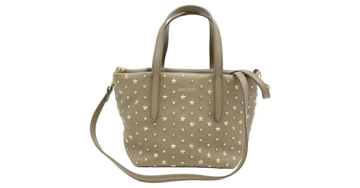 estrella de jimmy choo Beige 