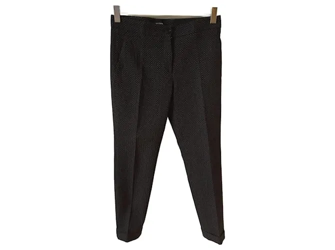 ETRO Pantalón T.fr 38 Algodón Negro 