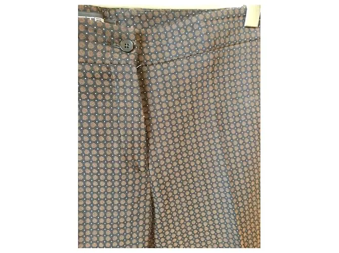 ETRO Pantalón T.fr 38 Algodón Negro 