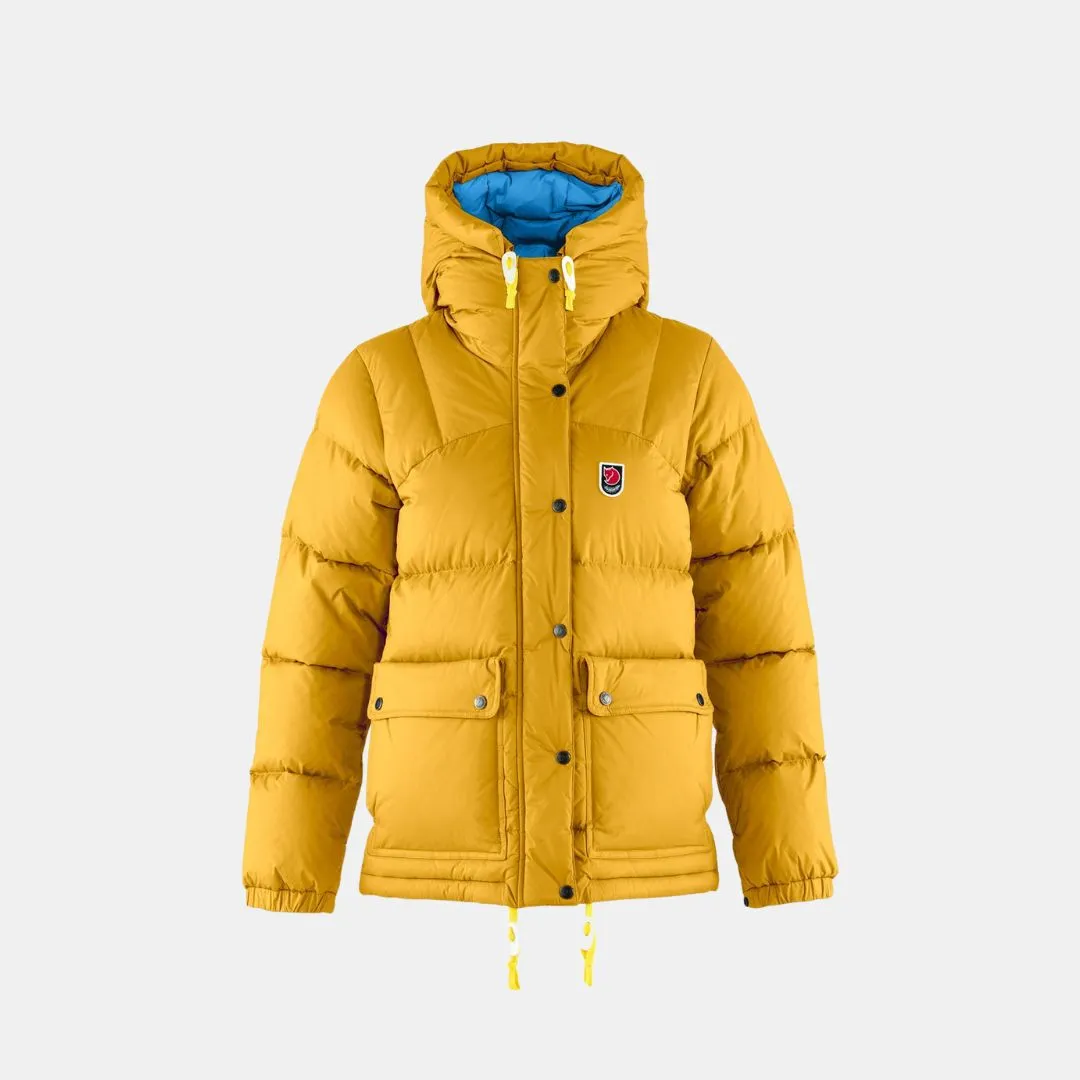 Fjllraven Expedition Down Lite Jacket Women's Mustard Yellow Un Blue