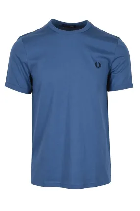 Fred Perry Ringer Camiseta Azul Medianoche