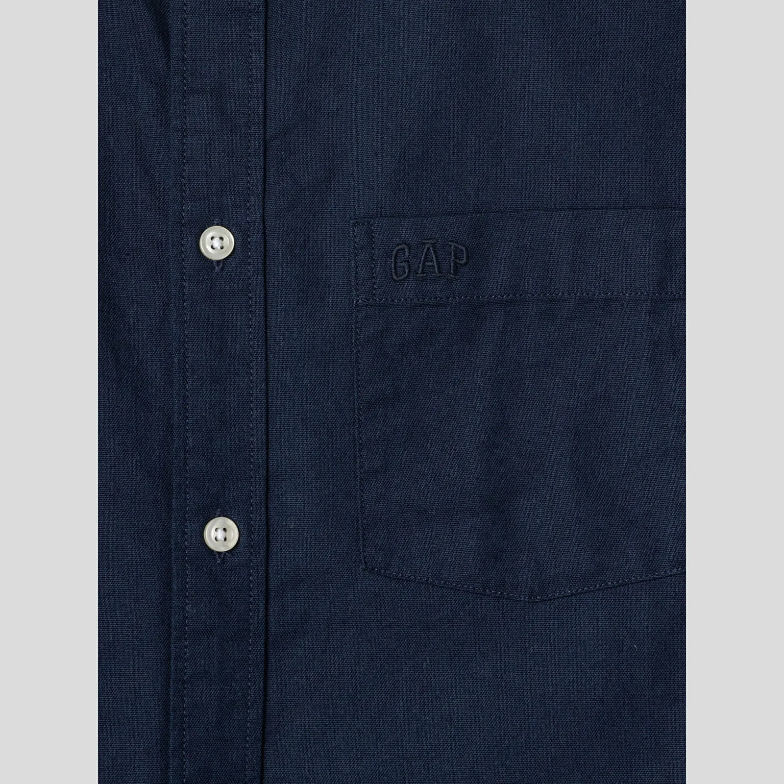 GAP Shirt Standard Logo Oxford Shirt Tapestry Navy XS