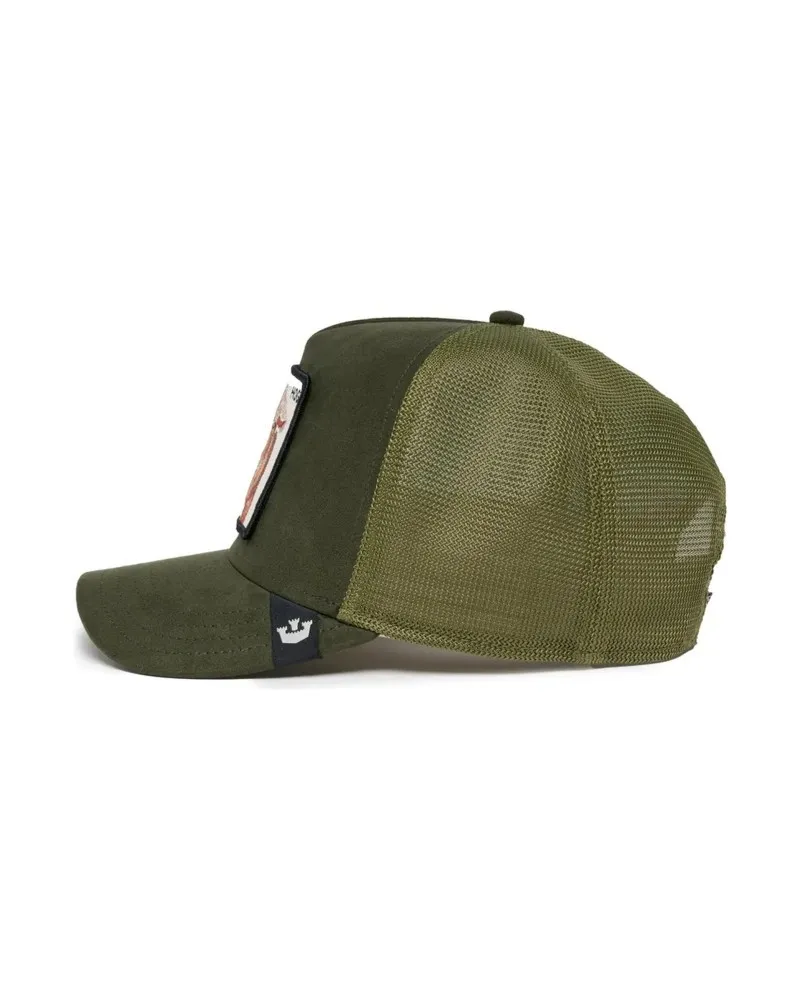 Gorra goorin bros verde cerdo the suede trucker cap