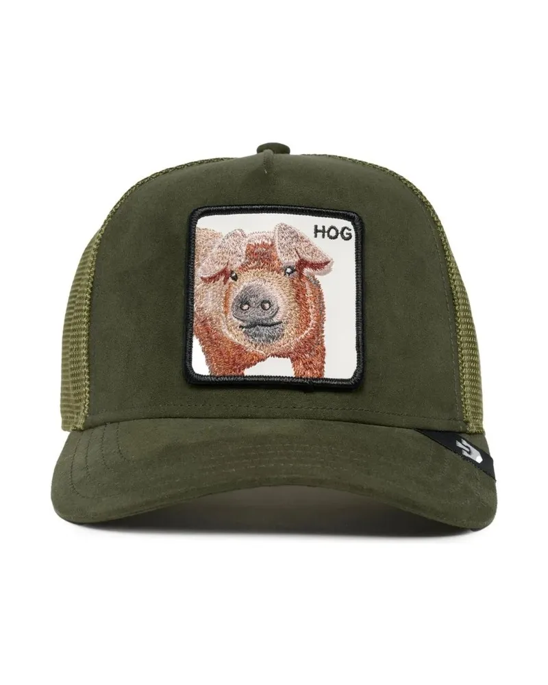 Gorra goorin bros verde cerdo the suede trucker cap