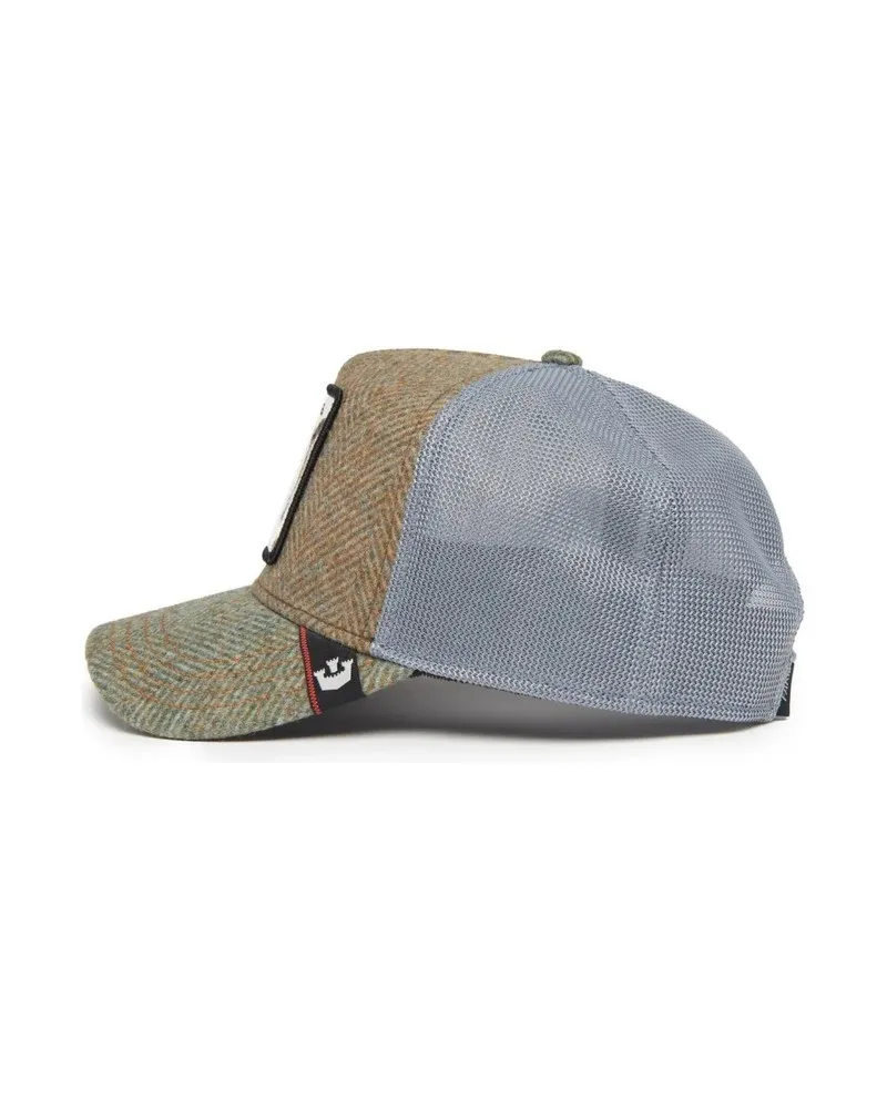 Gorra goorin bros verde cuadros moon owl trucker cap