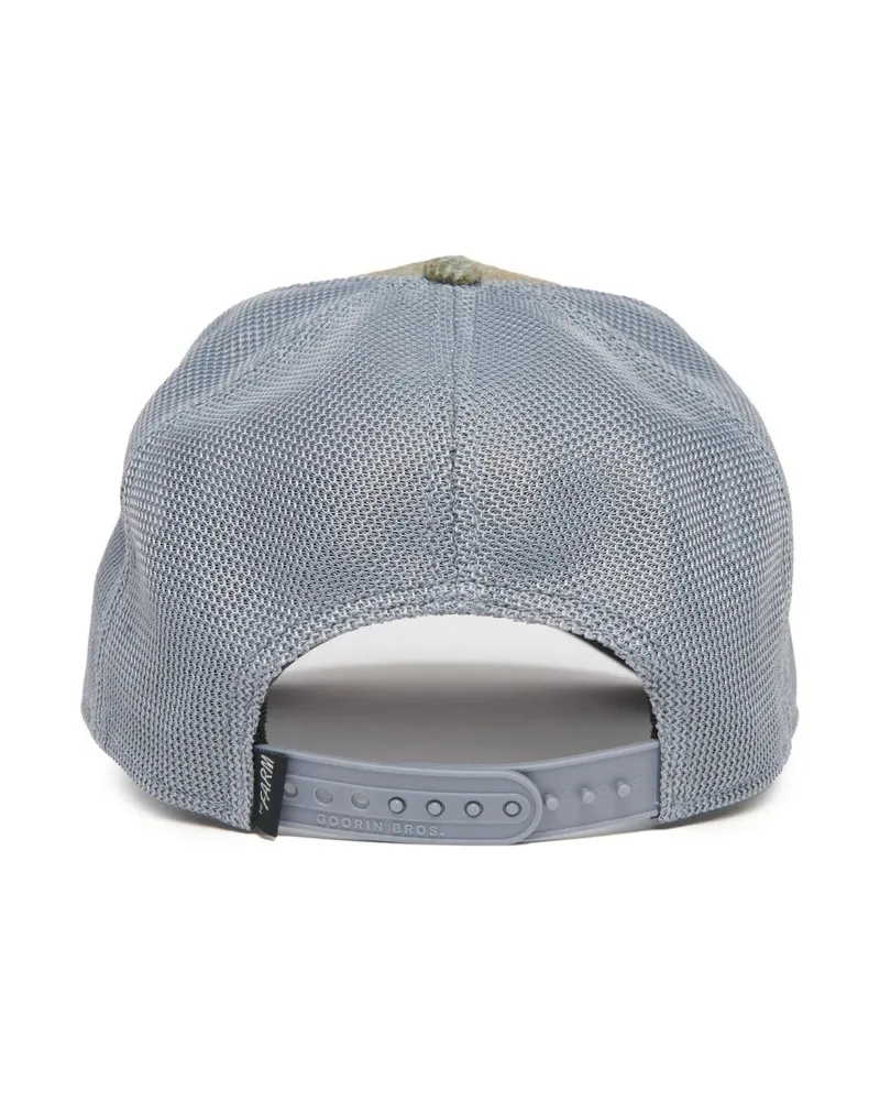 Gorra goorin bros verde cuadros moon owl trucker cap